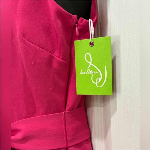 Sam Edelman Tie Waist Jumpsuit size 4 
Elegant Pink Sleeveless Jumpsuit - Picture 5 of 8